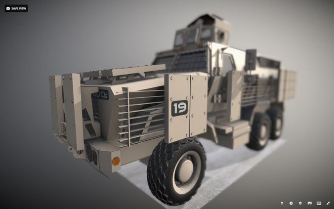 Caiman MRAP  3D model