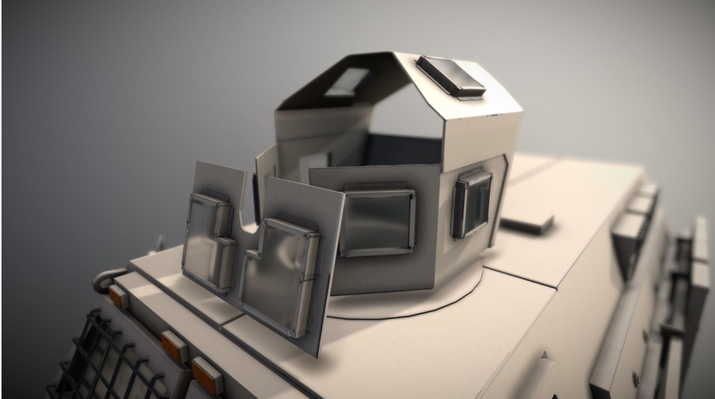 Caiman MRAP  3D model_2