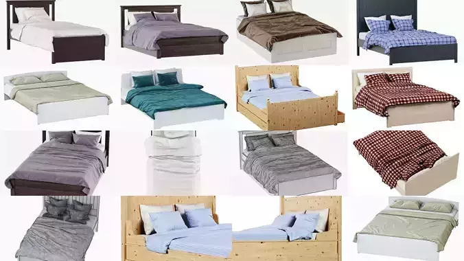 bed collection 8 models 