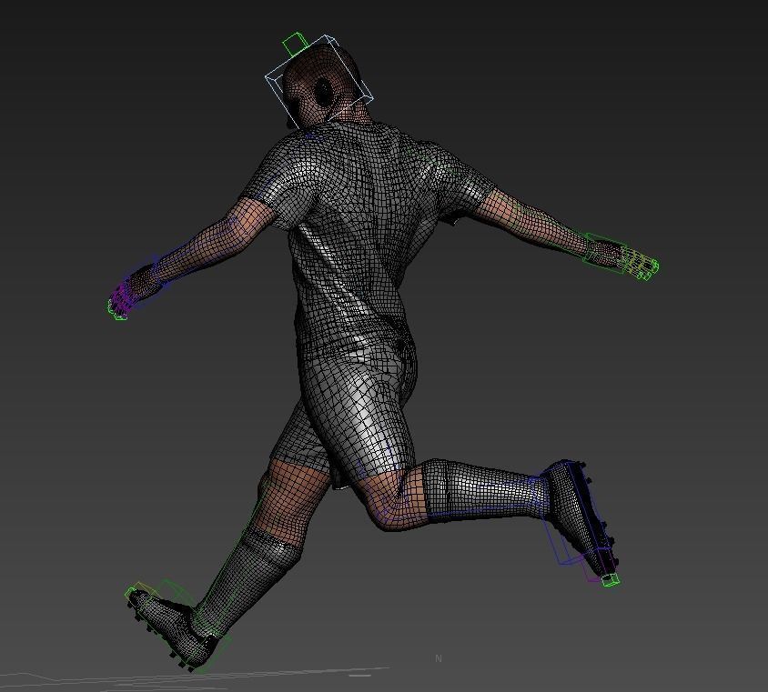 Lionel Messi 3D model_7