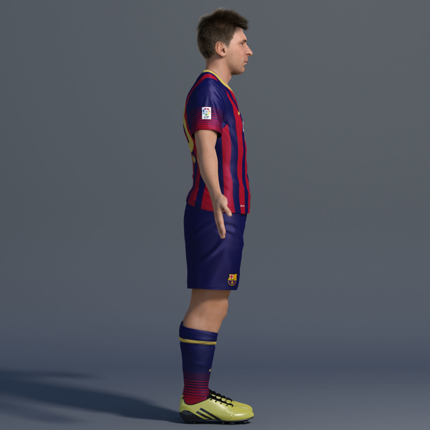 Lionel Messi 3D model_3
