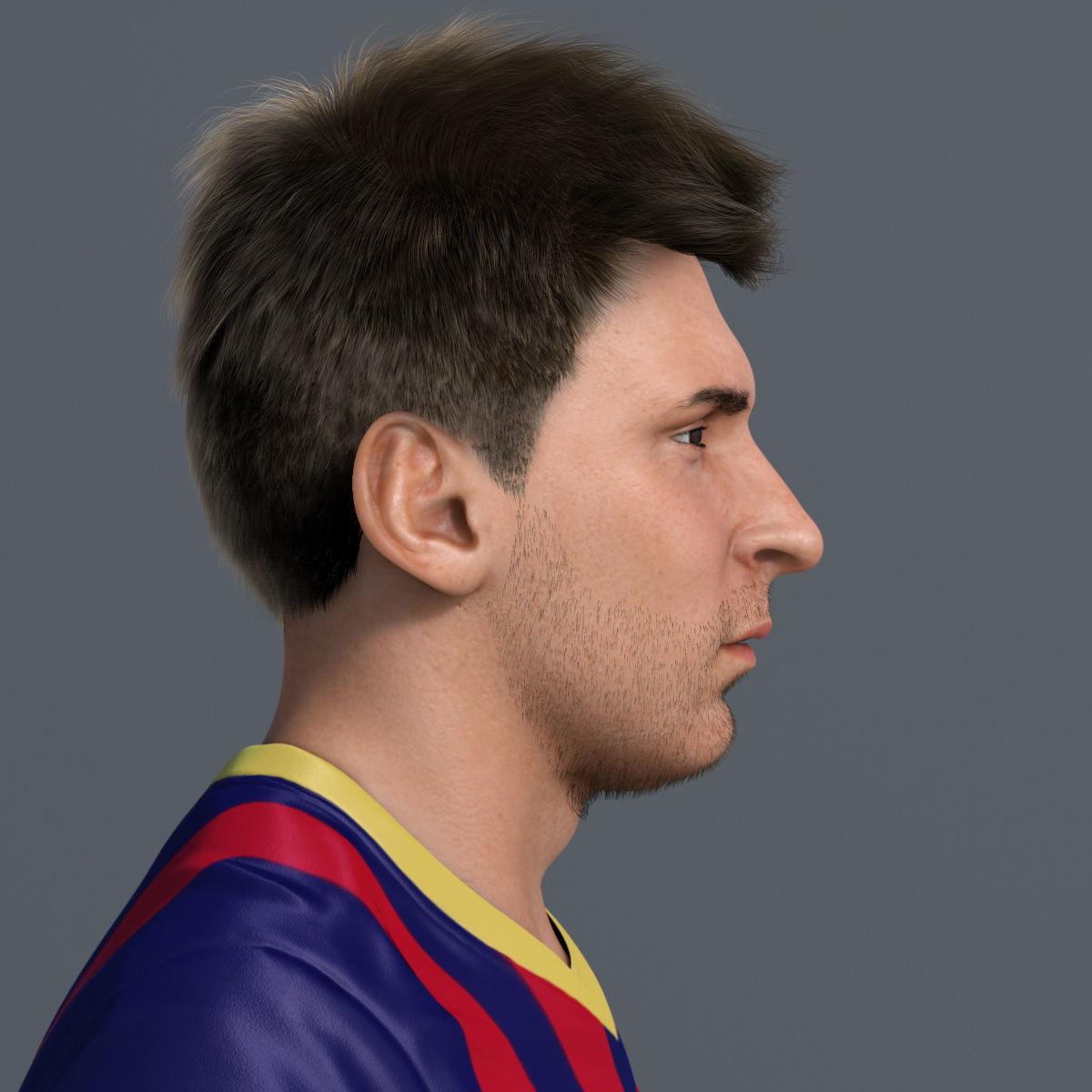 Lionel Messi 3D model_1