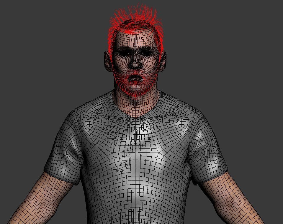 Lionel Messi 3D model_9