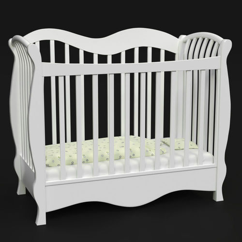 Italian baby cot  Brand Baby Italia 3D model