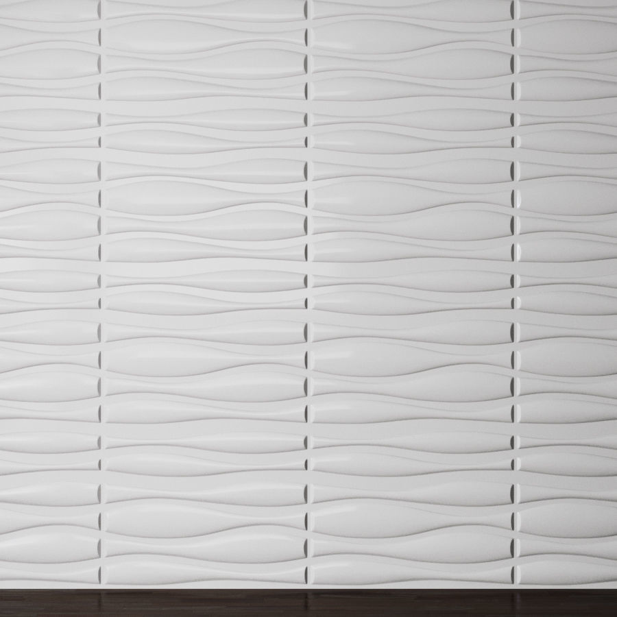 Different wall panels for walls in the interior of 41 models 3D Model Collection_27