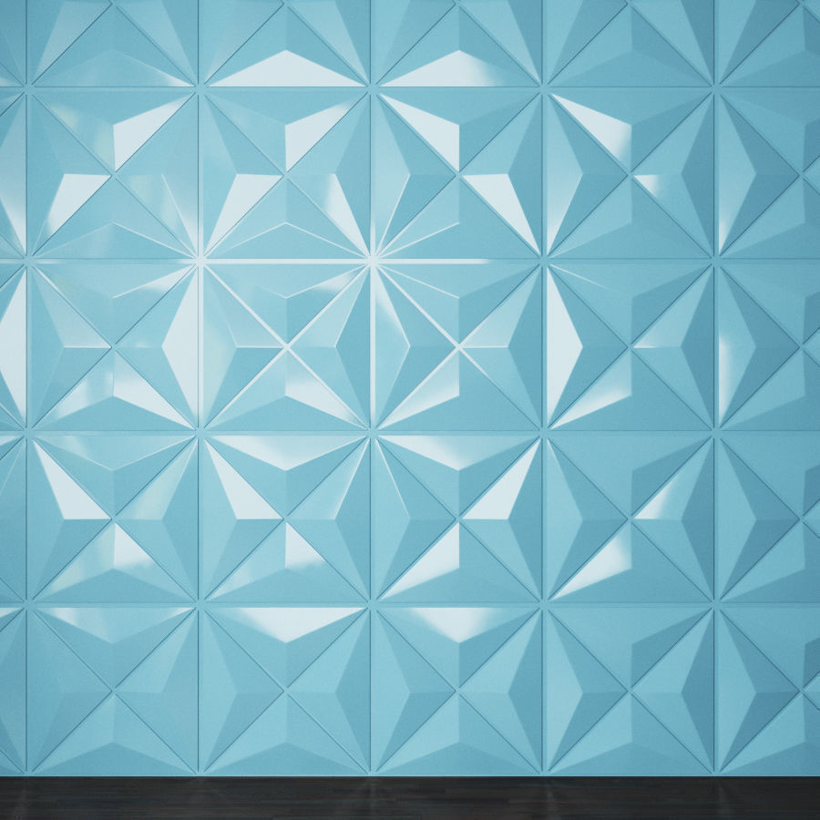 Different wall panels for walls in the interior of 41 models 3D Model Collection_29