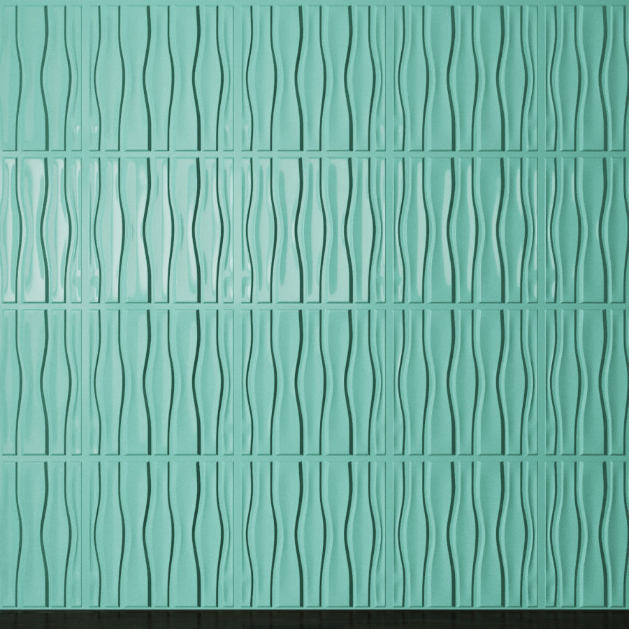 Different wall panels for walls in the interior of 41 models 3D Model Collection_38