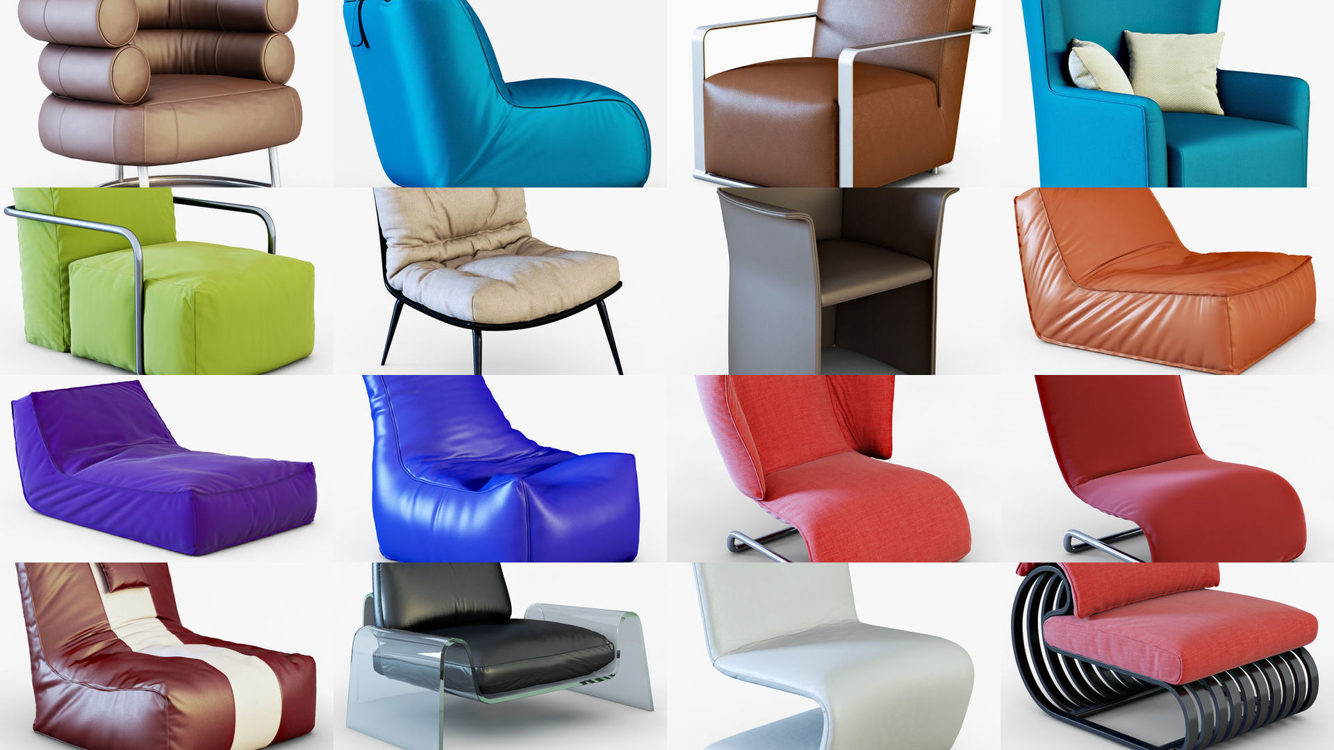 Collection  different types armchairs  your projects 80 models _8