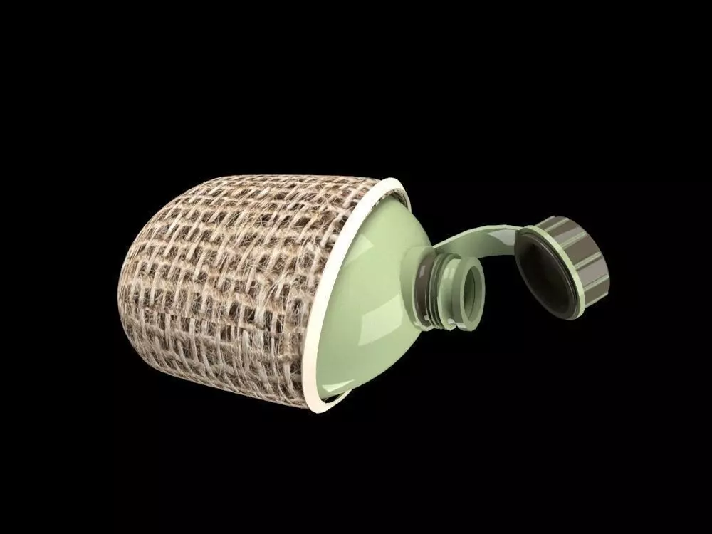 war water bottle 3D model