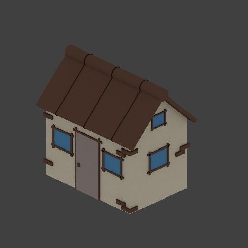 Low Poly Village assets Low-poly 3D model_3