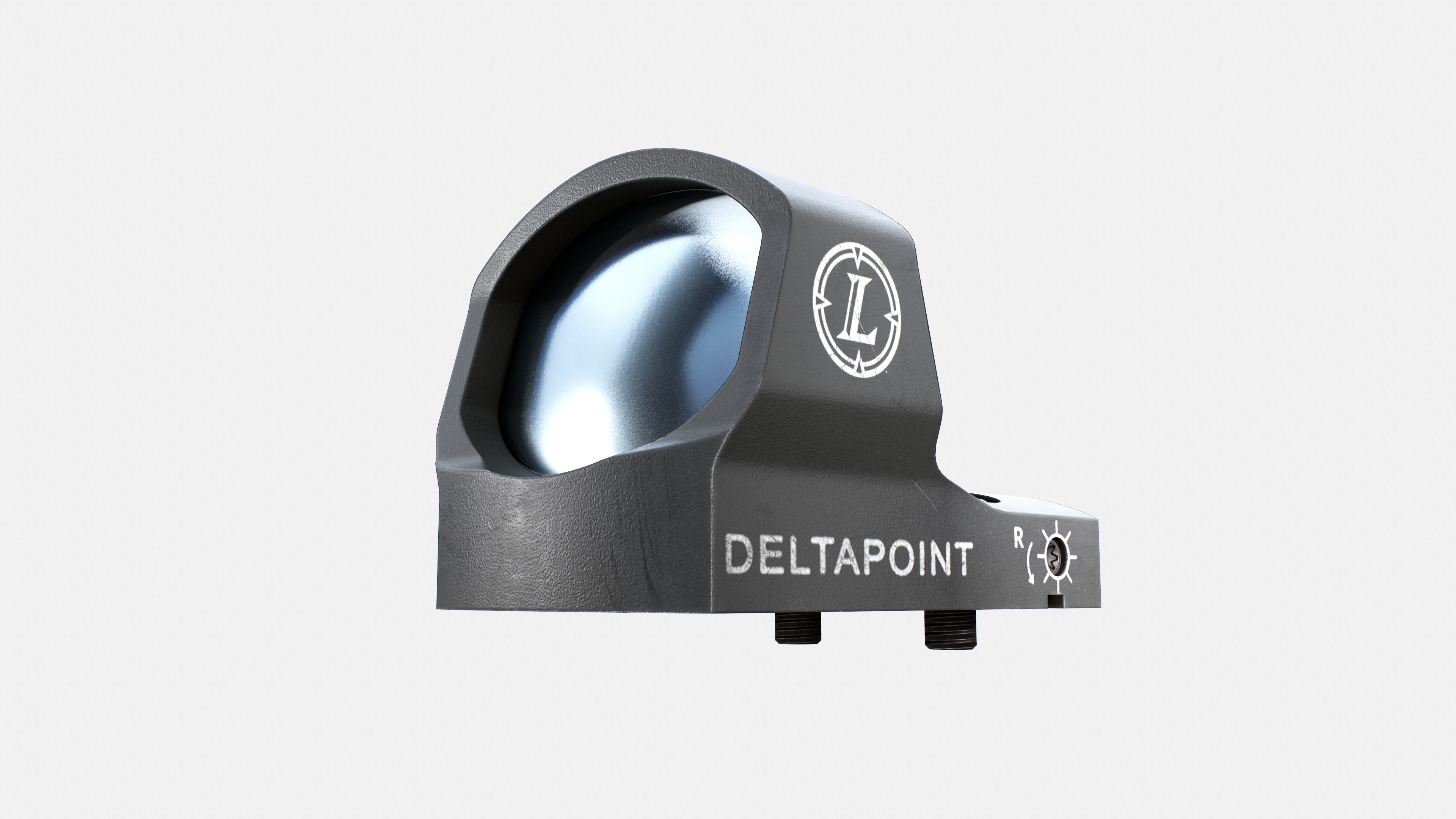 Leupold DeltaPoint Micro Red Dot Sight Low-poly 3D model_19