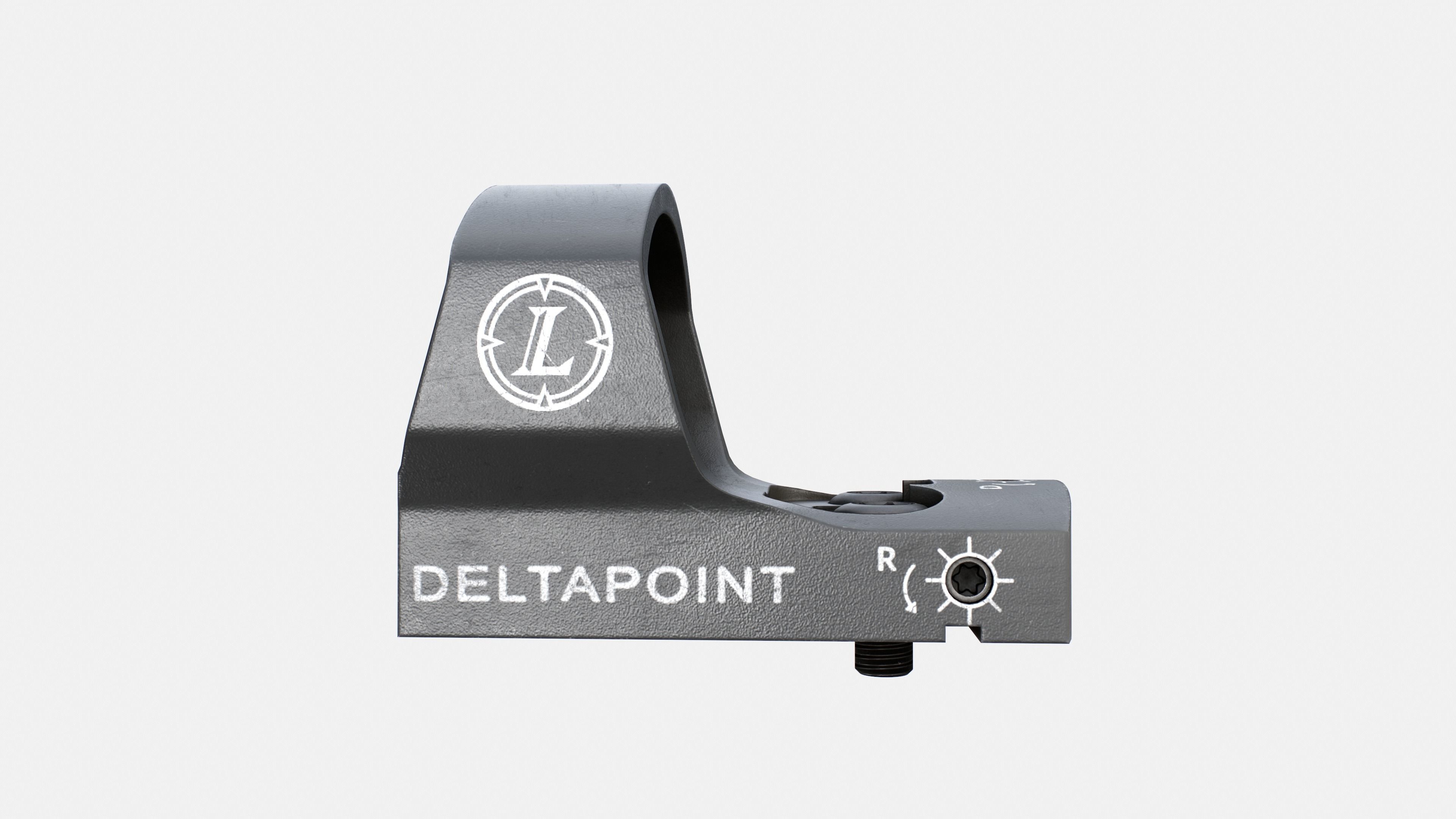 Leupold DeltaPoint Micro Red Dot Sight Low-poly 3D model_20