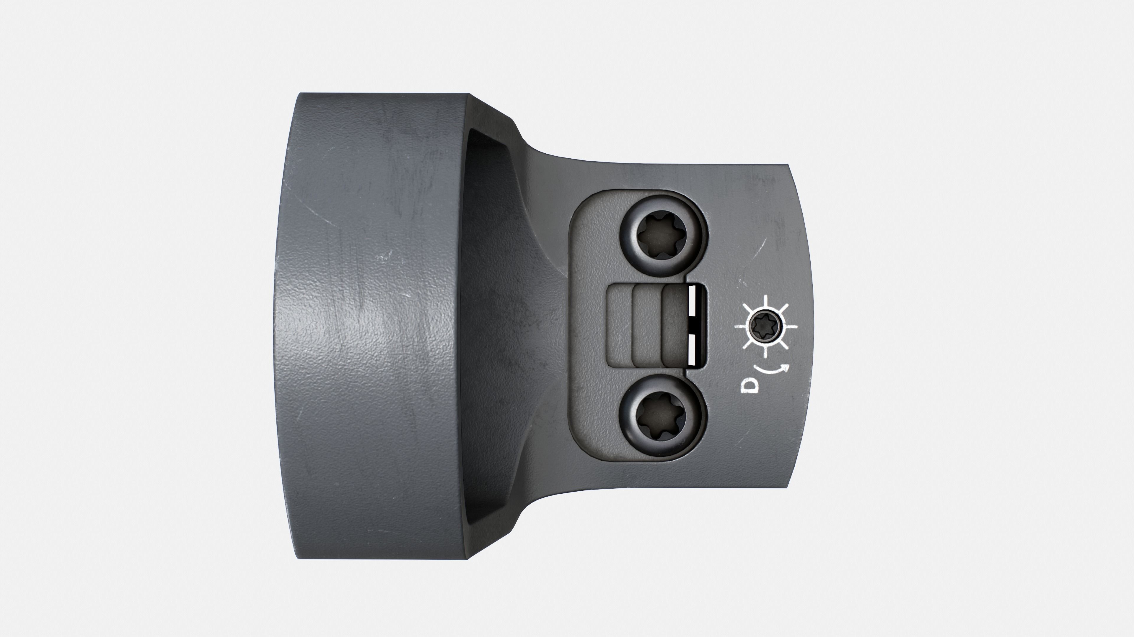 Leupold DeltaPoint Micro Red Dot Sight Low-poly 3D model_26