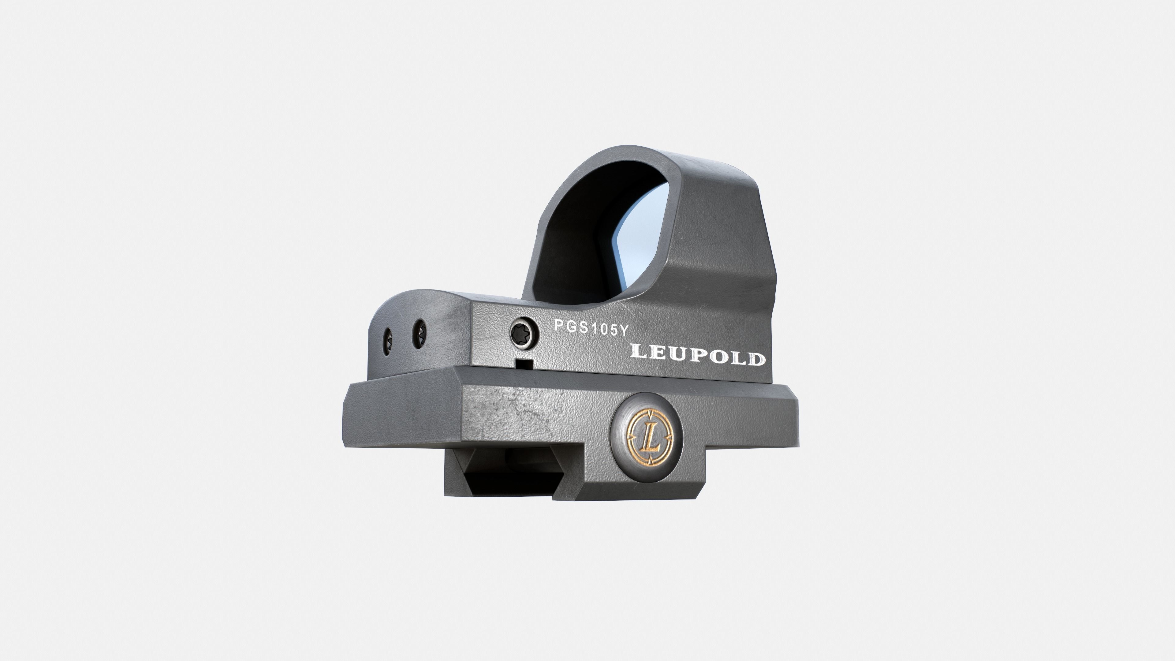 Leupold DeltaPoint Micro Red Dot Sight Low-poly 3D model_14