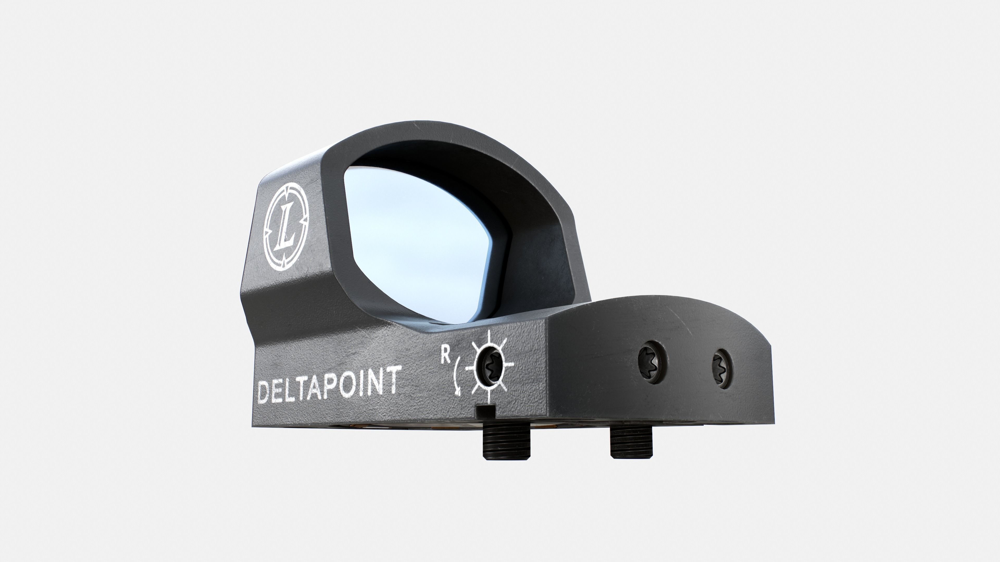 Leupold DeltaPoint Micro Red Dot Sight Low-poly 3D model_21