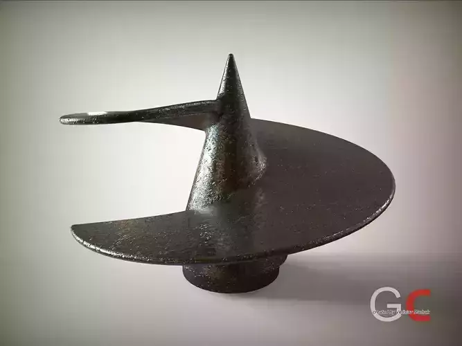 Cast tip for screw piles S1