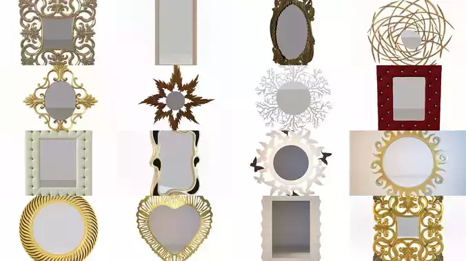 Collection different  mirrors  your projects 29 models 