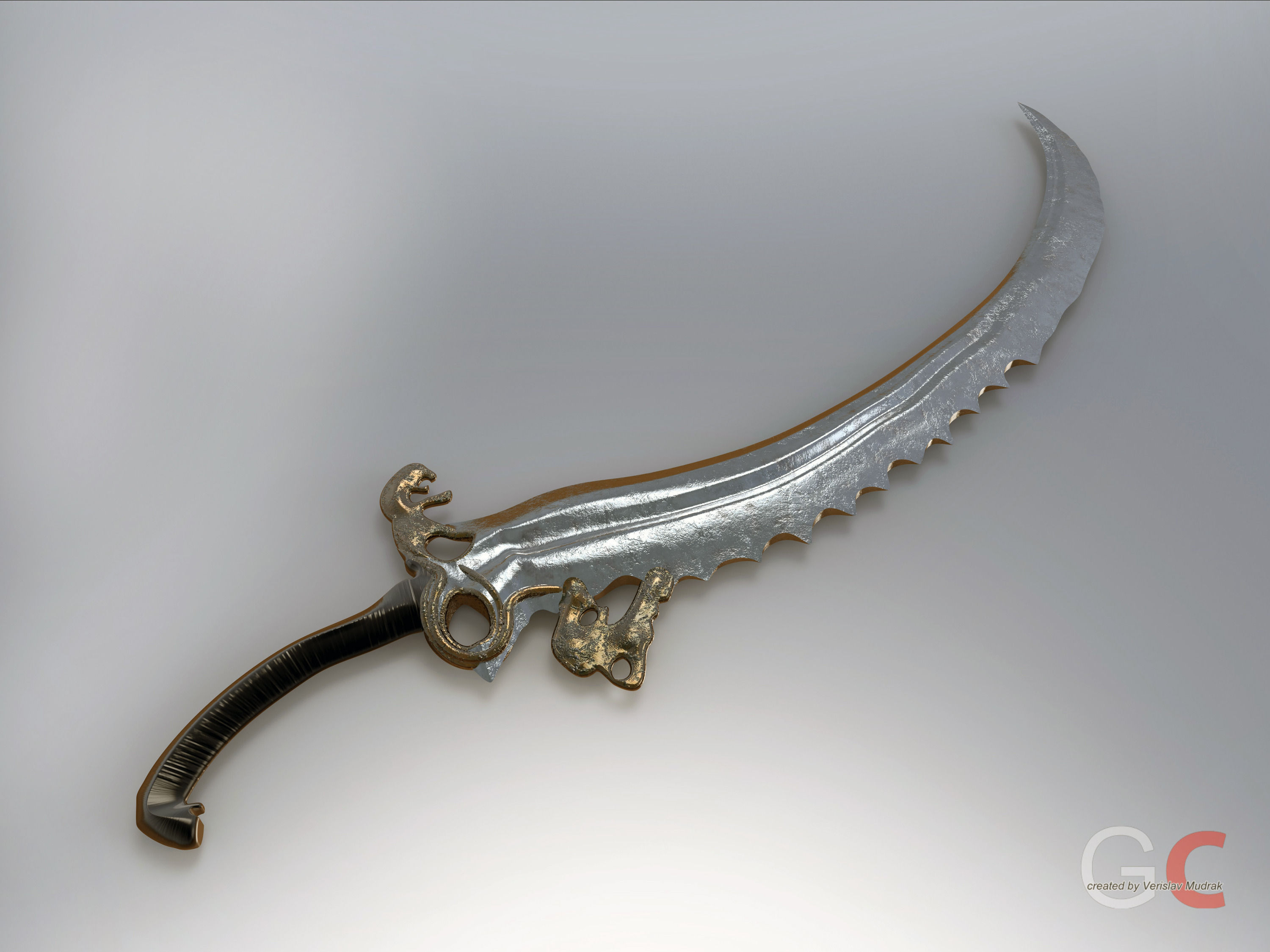 Lion Sword Free 3D model_1