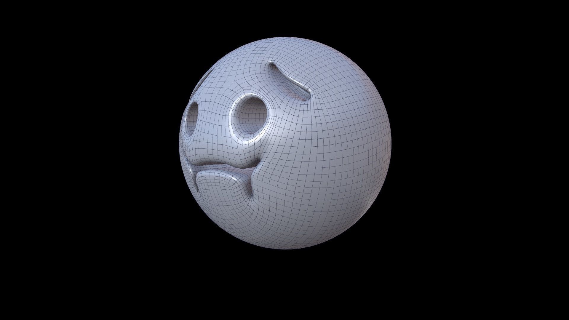 Emoji SICK Low-poly 3D model_4