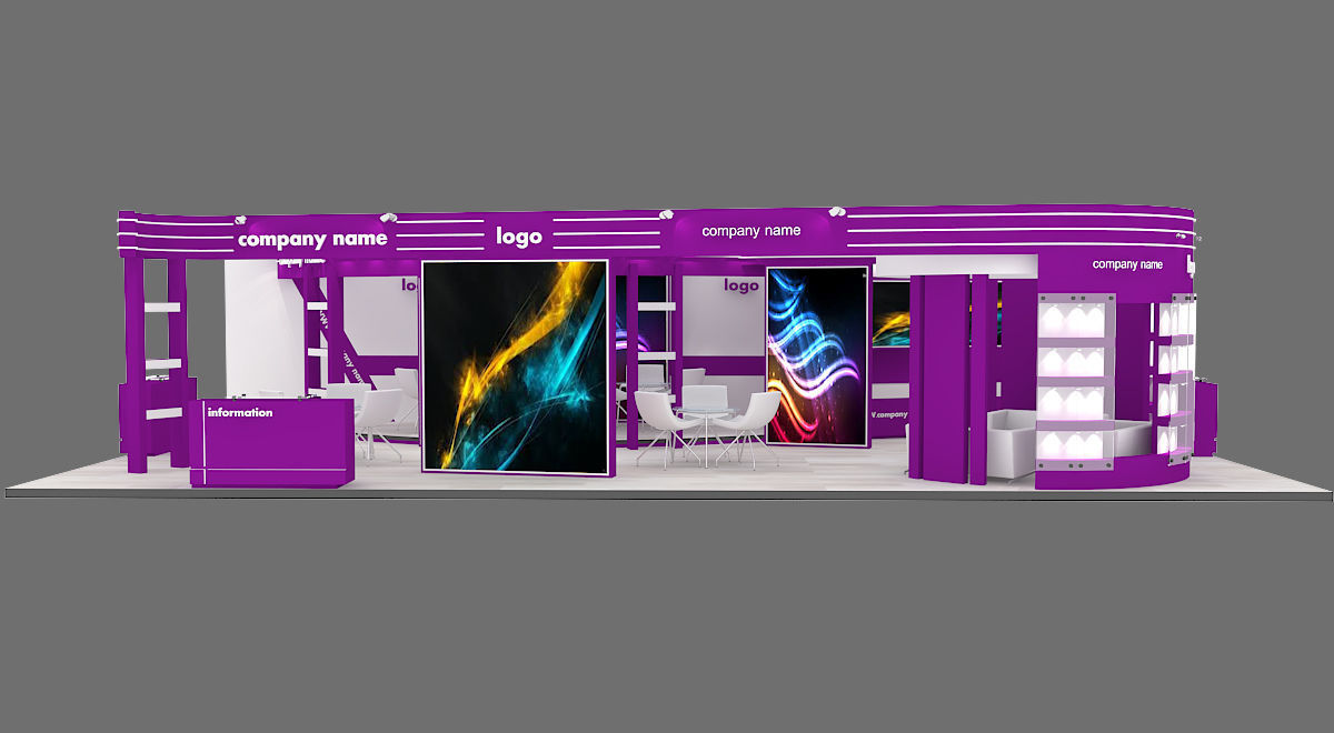 exhibition stand 29 3D model_2