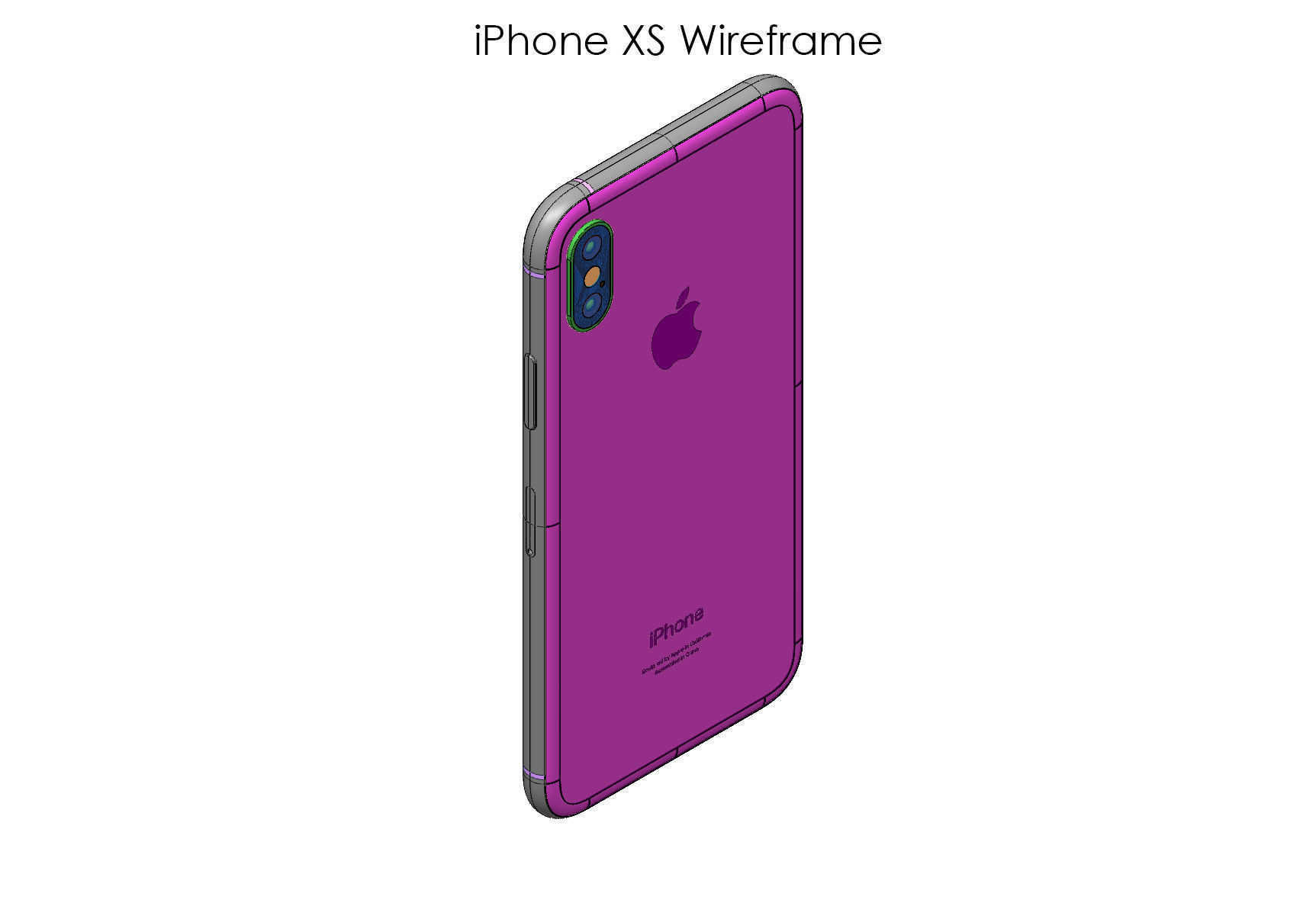 iPhone XS and iPhone XS MAX Collection 3D model_9