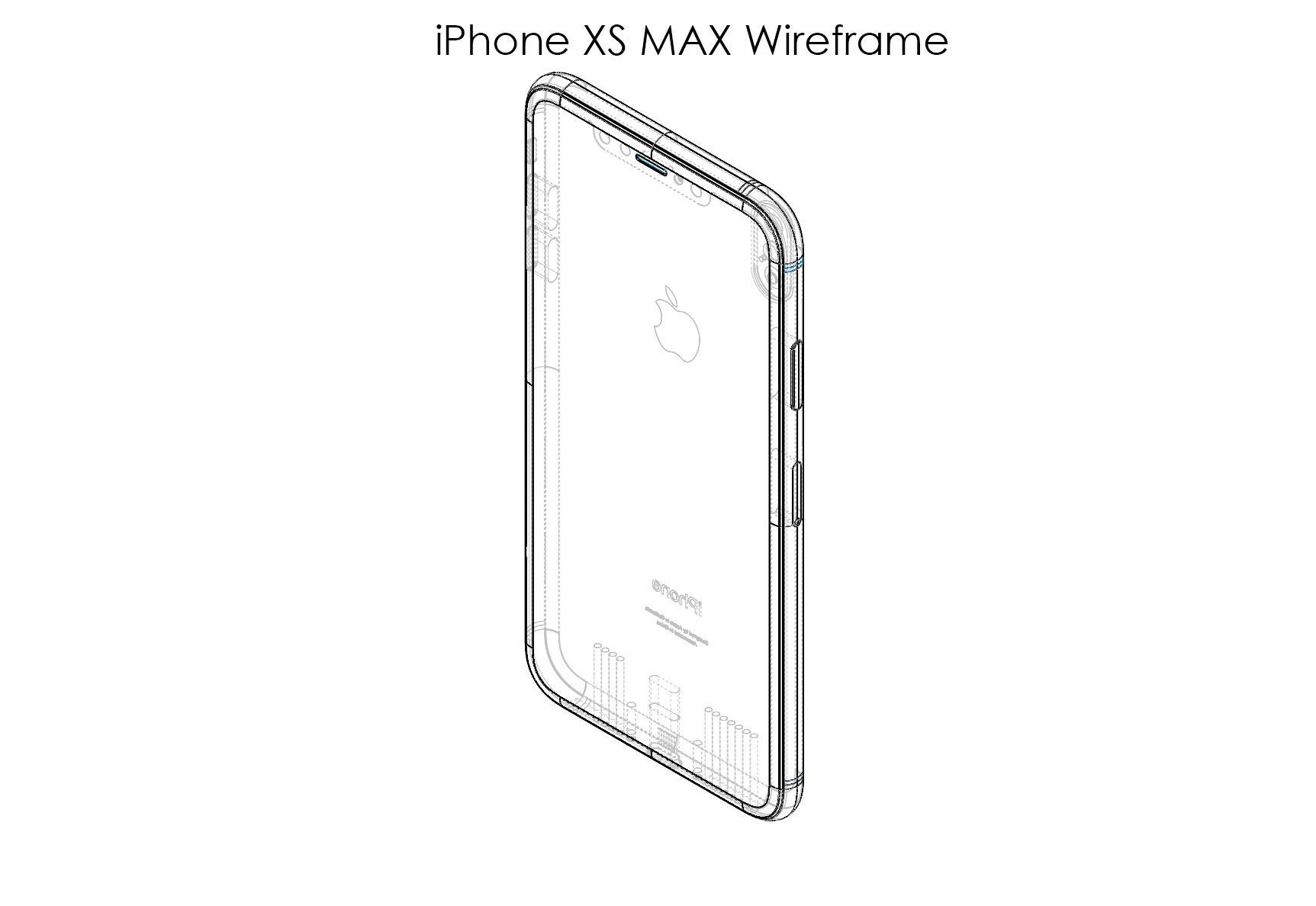 iPhone XS and iPhone XS MAX Collection 3D model_12