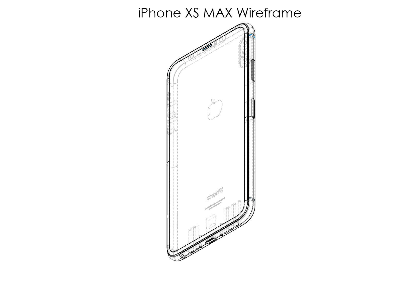 iPhone XS and iPhone XS MAX Collection 3D model_14