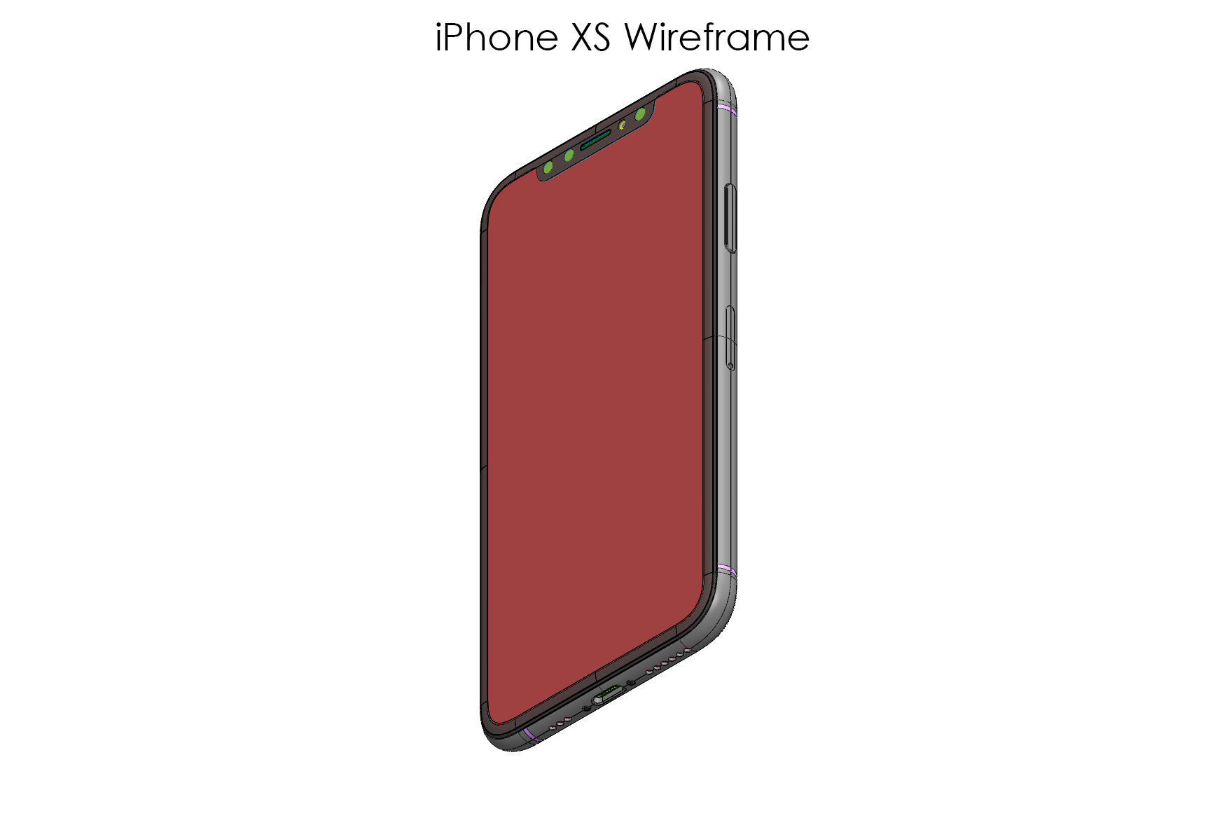iPhone XS and iPhone XS MAX Collection 3D model_11