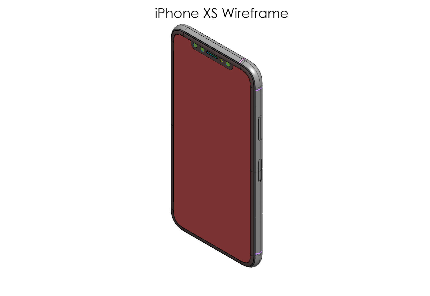 iPhone XS and iPhone XS MAX Collection 3D model_7