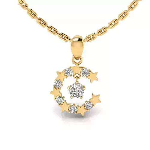 Star diamond Pendant -