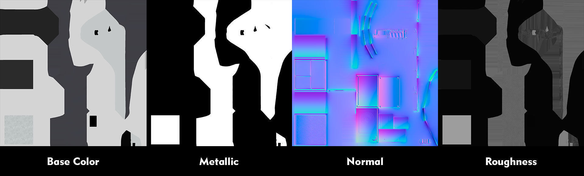 Stove Putage Low-poly 3D model_8