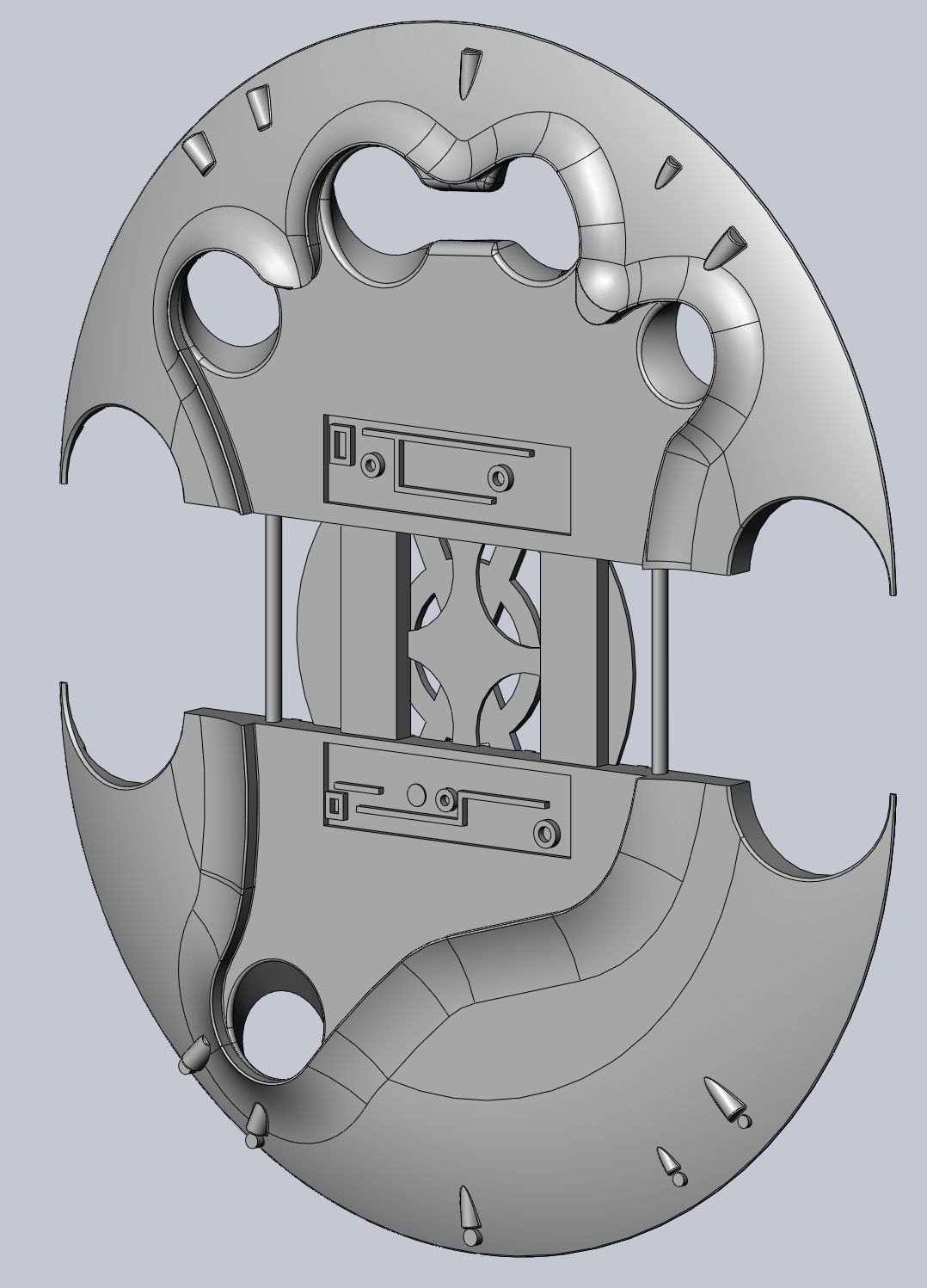 Predator Smart Disk Weapon 3D print model_1