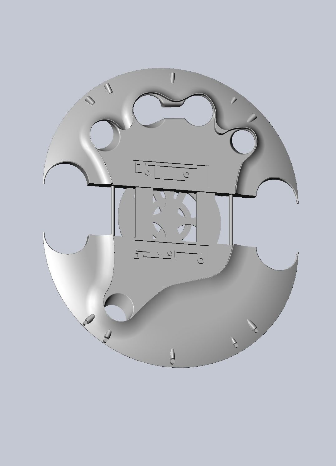 Predator Smart Disk Weapon 3D print model_3