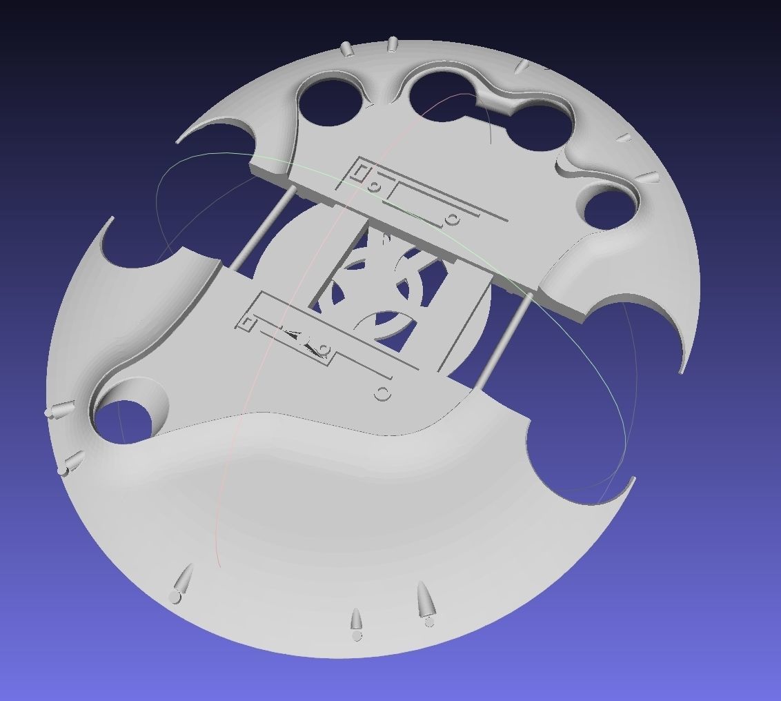 Predator Smart Disk Weapon 3D print model_13