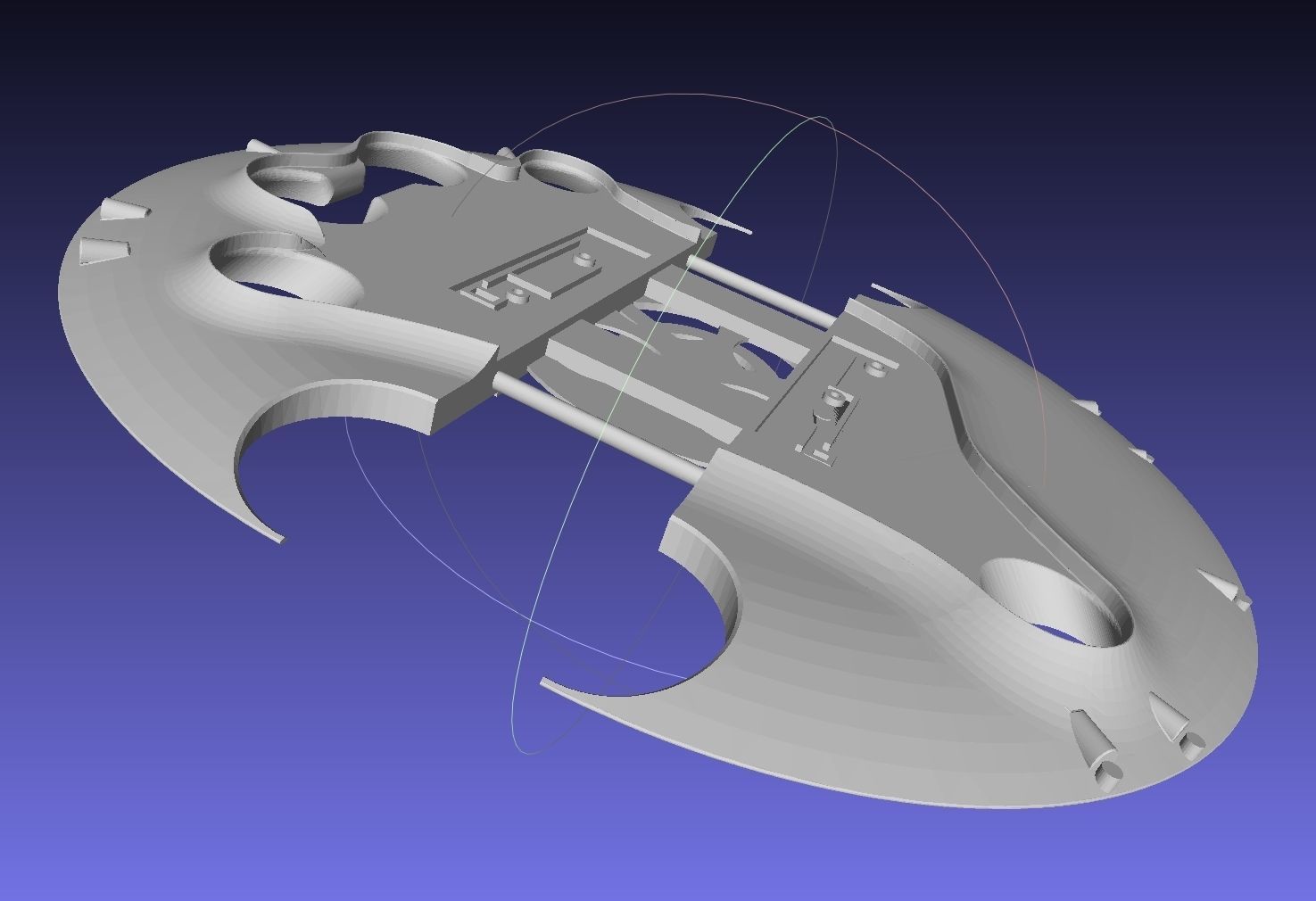 Predator Smart Disk Weapon 3D print model_14