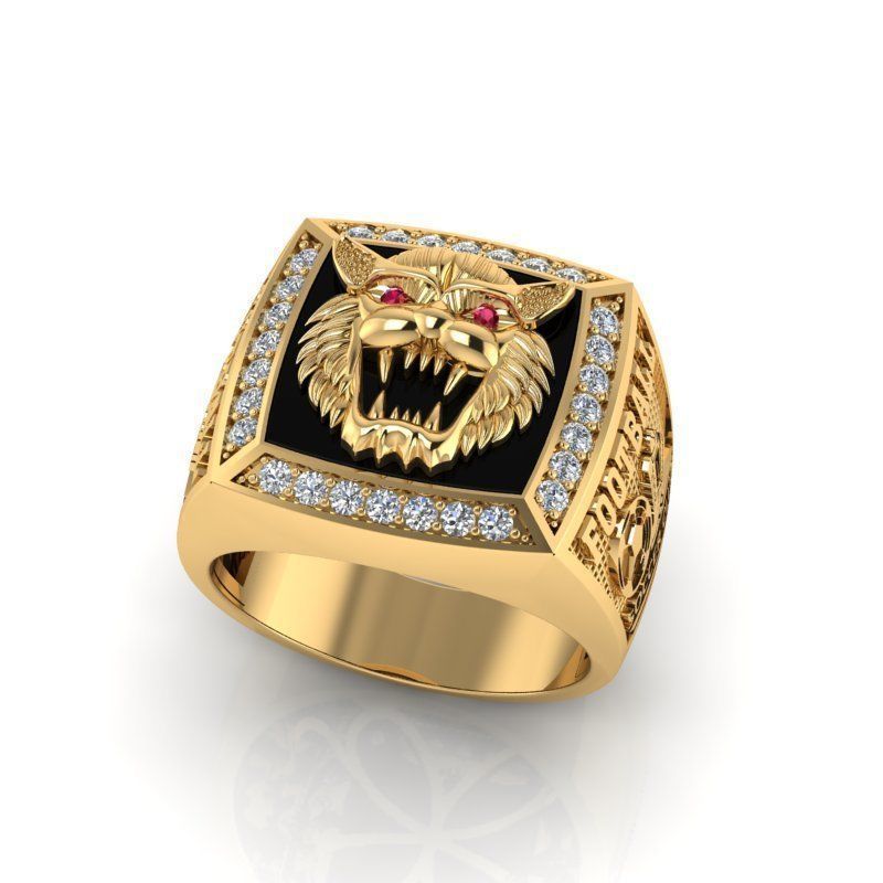 Man ring style 3D print model_1