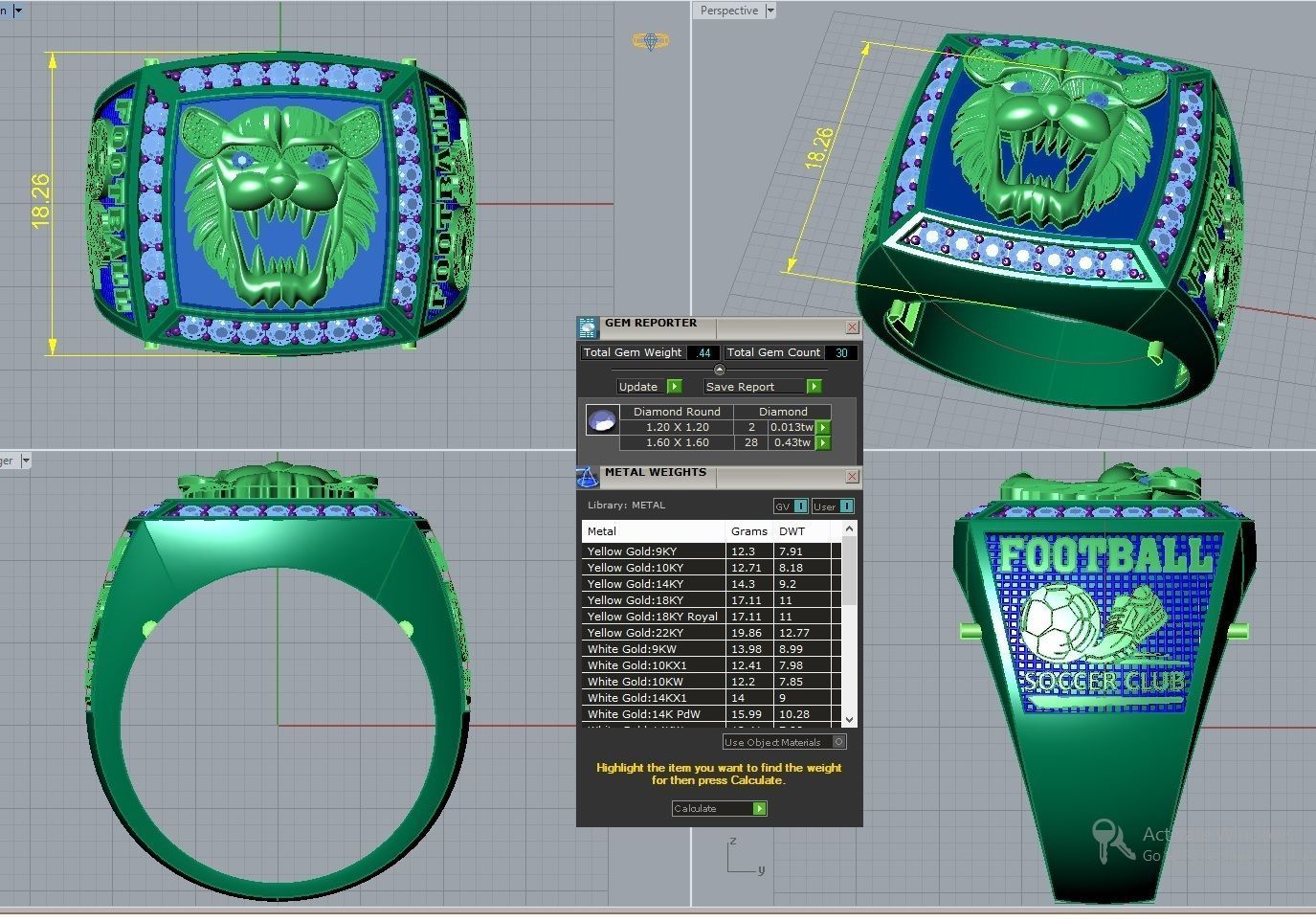 Man ring style 3D print model_5
