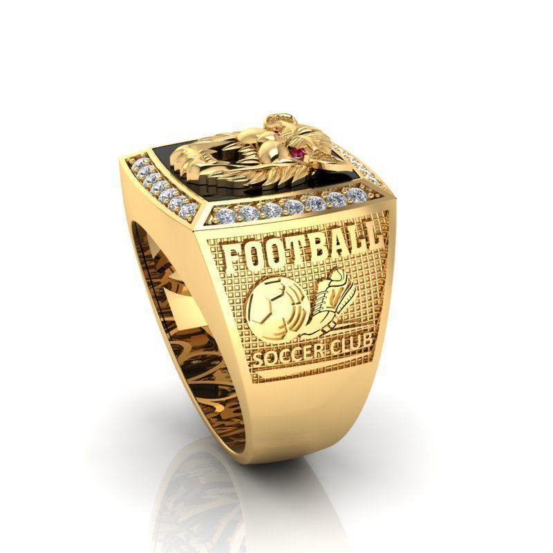 Man ring style 3D print model_2