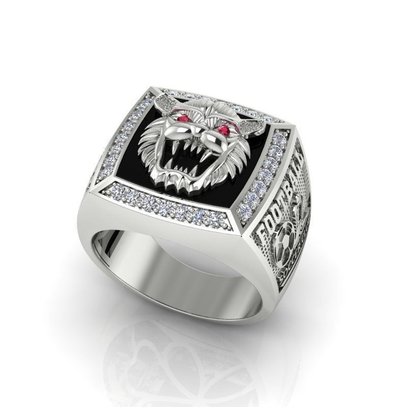 Man ring style 3D print model_4