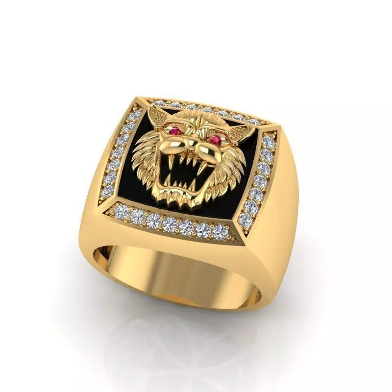 Man ring style 3D print model_0