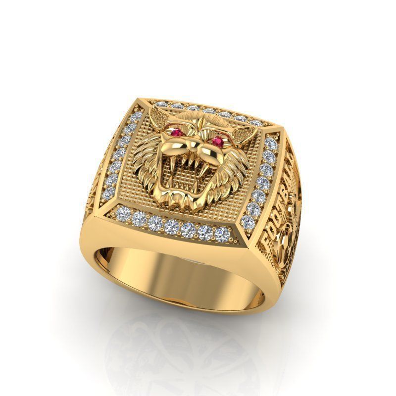 Man ring style 3D print model_6