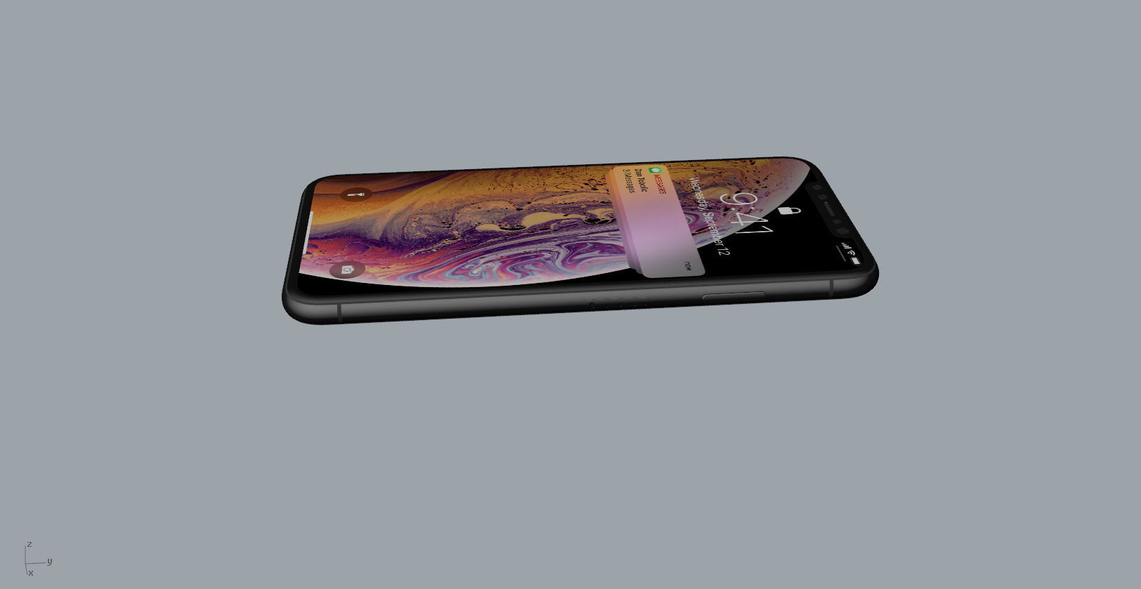 Iphone Xs Max 3D print model_10