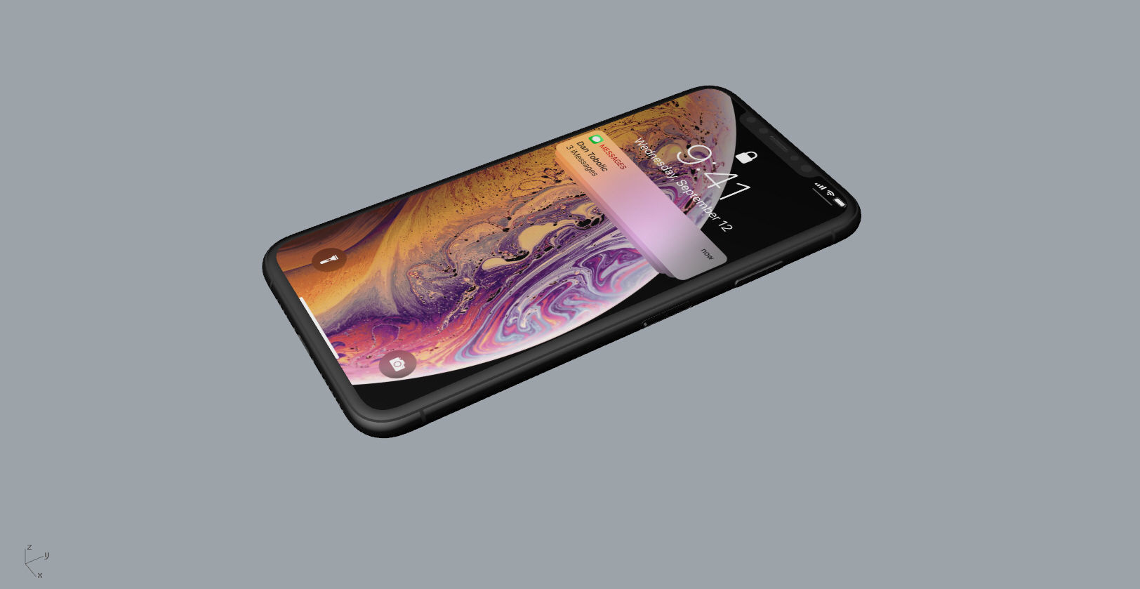 Iphone Xs Max 3D print model_14