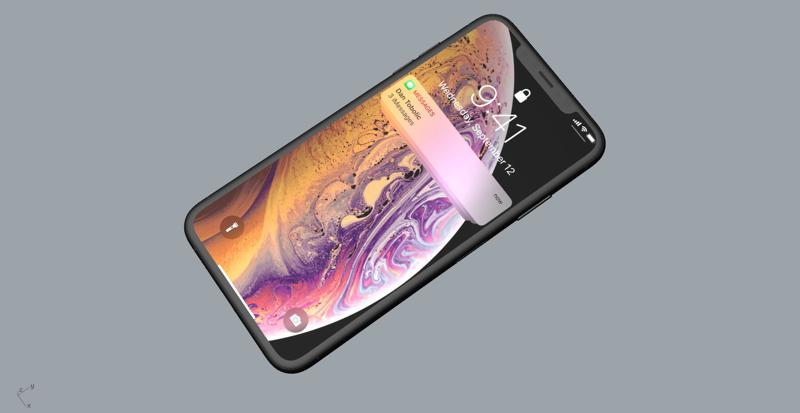 Iphone Xs Max 3D print model_16