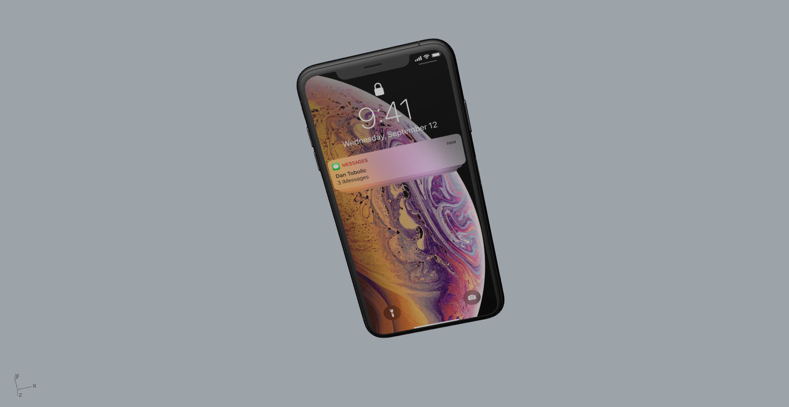 Iphone Xs Max 3D print model_19