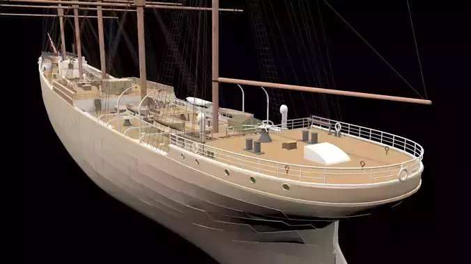 A professional ship 3D model