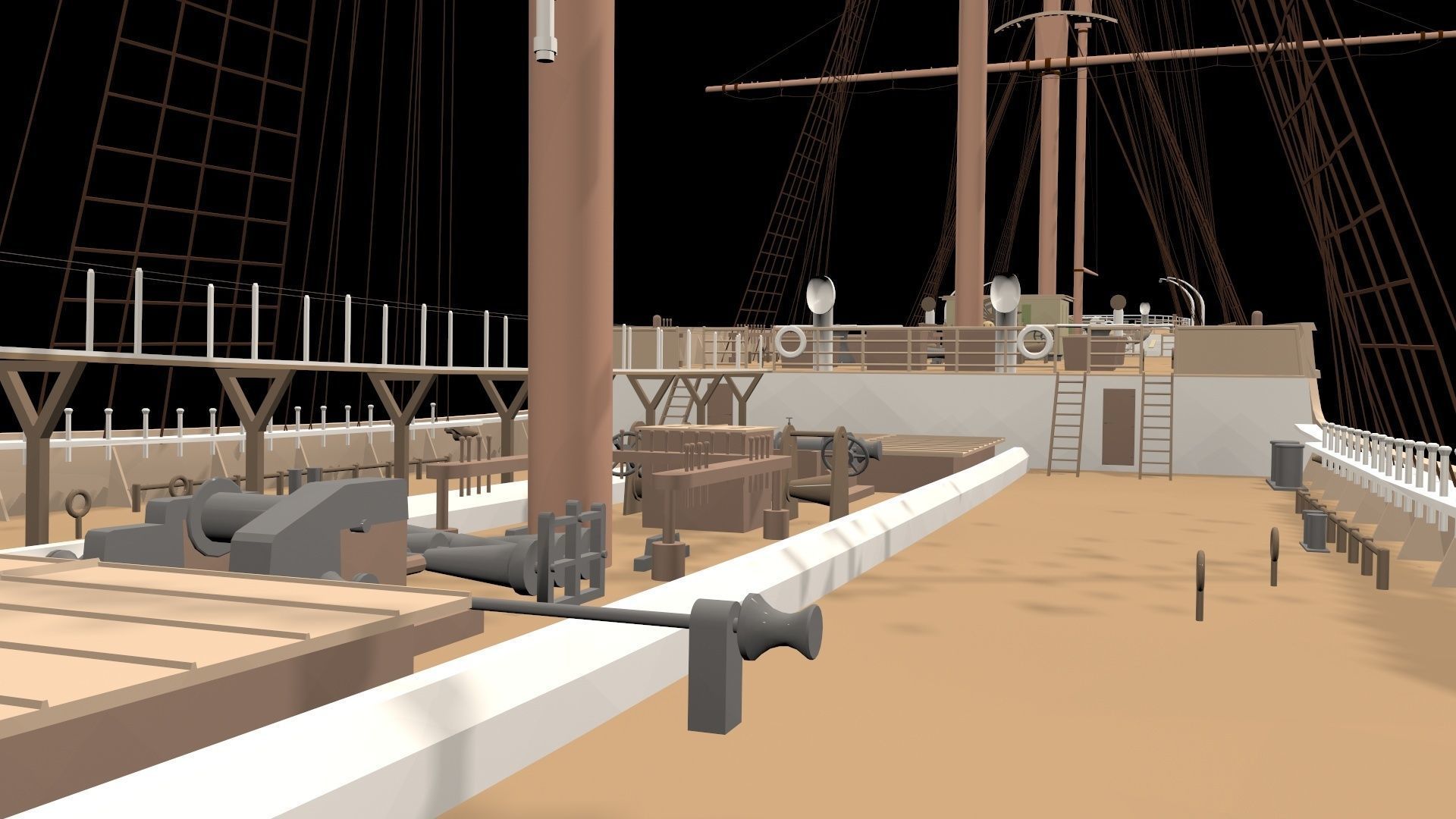 A professional ship 3D model_6