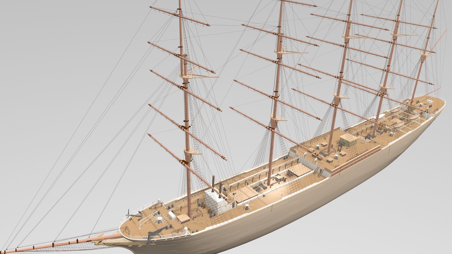 A professional ship 3D model_5