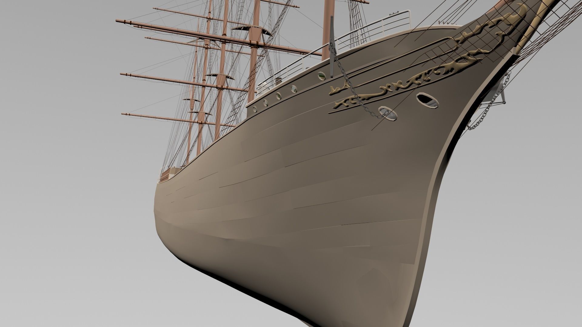 A professional ship 3D model_3