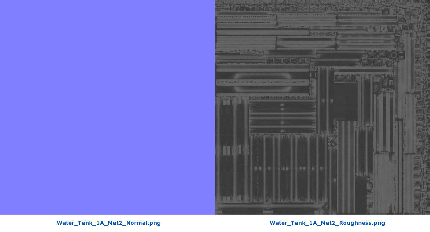 Water Tank 1A Low-poly 3D model_15